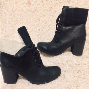 Timberland Swazey black leather & suede boot 10